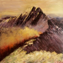 巍然玉山 120 x120cm 2014-大美無言藝術空間